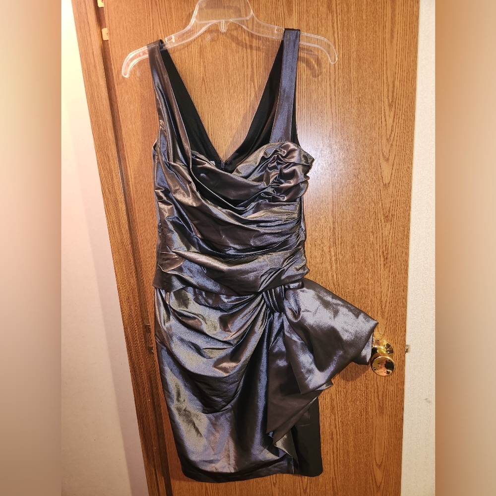 Maggy London Gray Size 12 Formal Dress - Picture 2 of 9